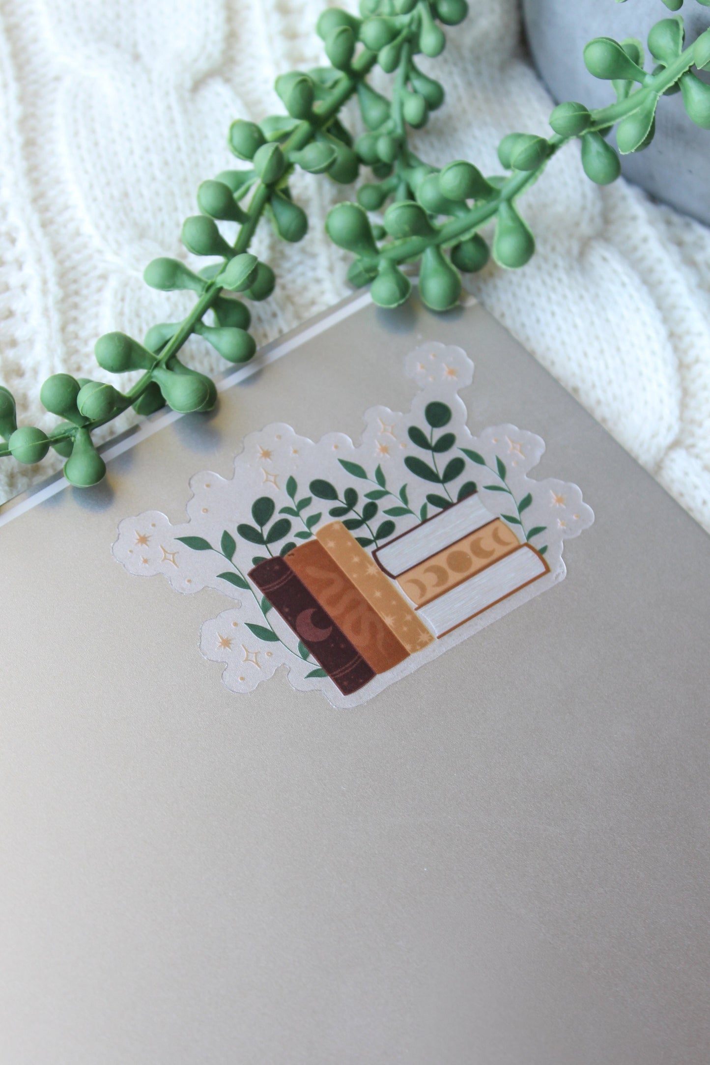 Magical Books Waterproof Sticker | 3”x2.8”