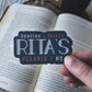 Rita's Waterproof Sticker | Navy | A Court of Thorns and Roses | SJM | 3"x1.8"