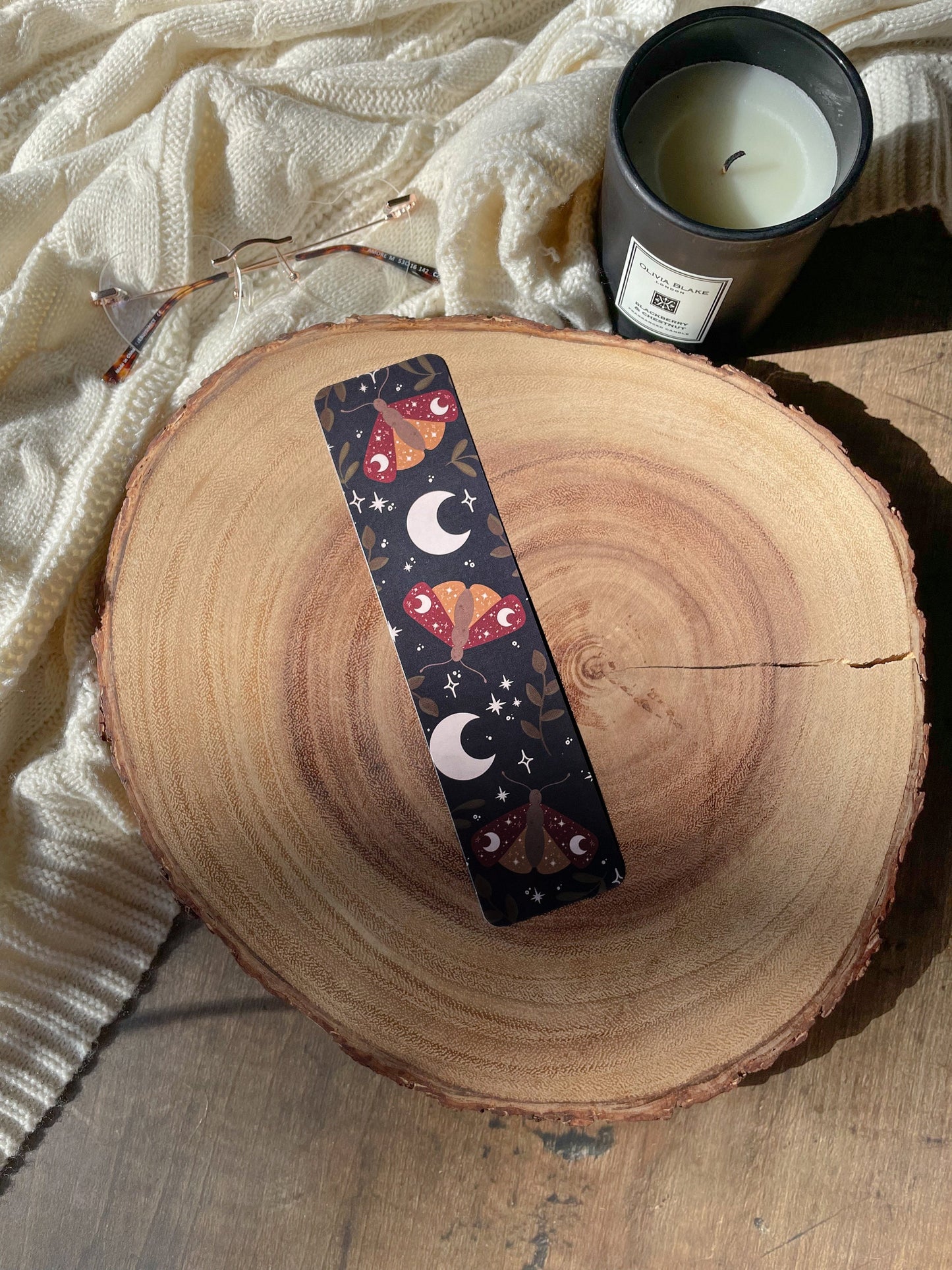 Midnight Moths Bookmark