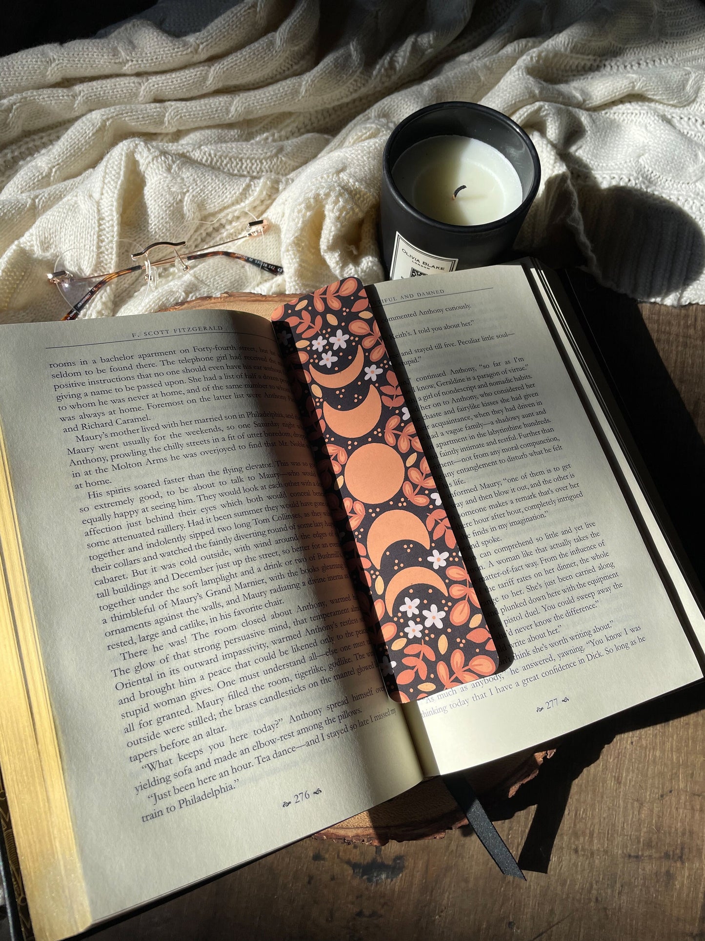 Moon Phases Bookmark