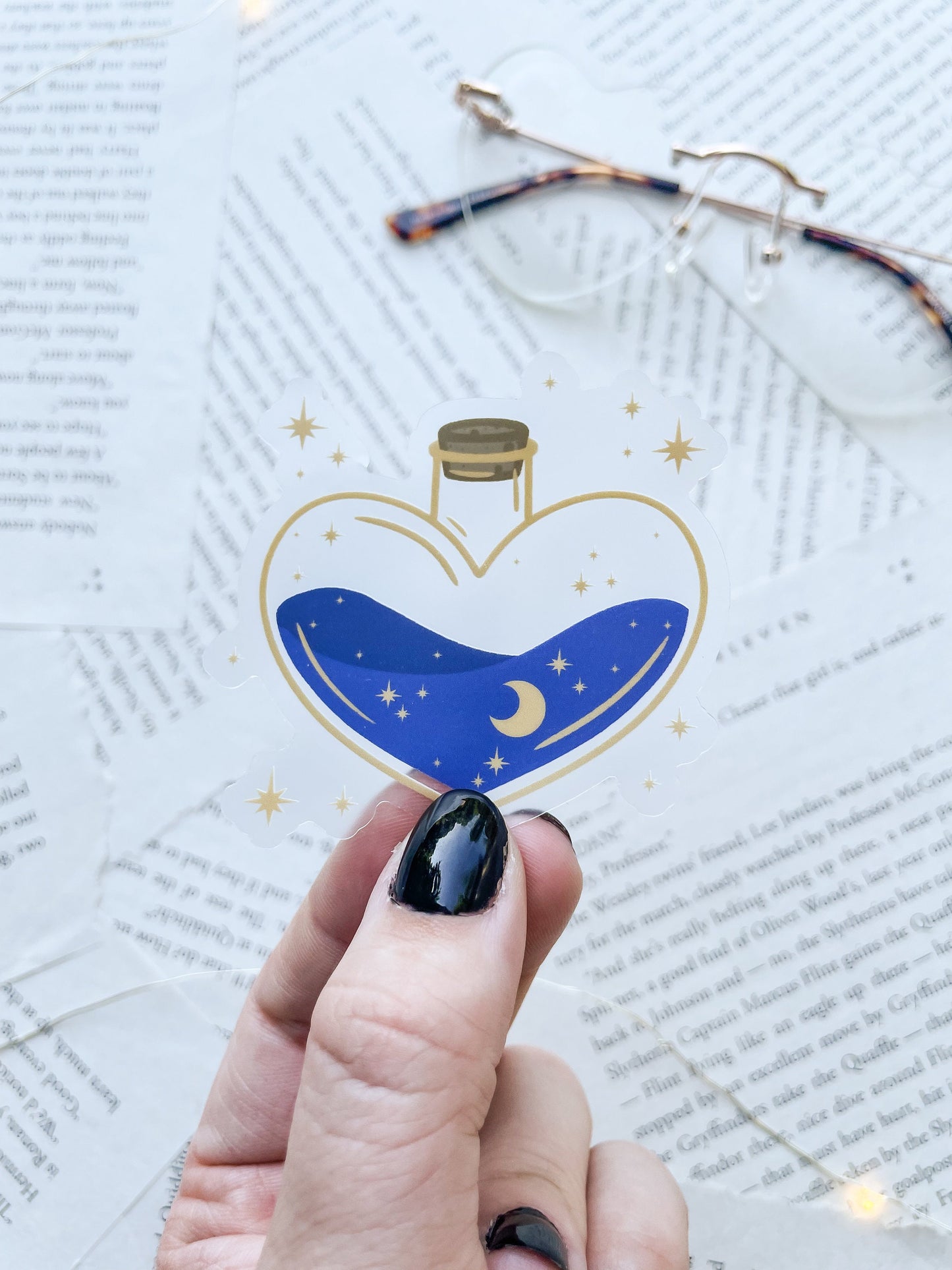 Heart Mana Potion Waterproof Sticker | 2.5"x2.5"