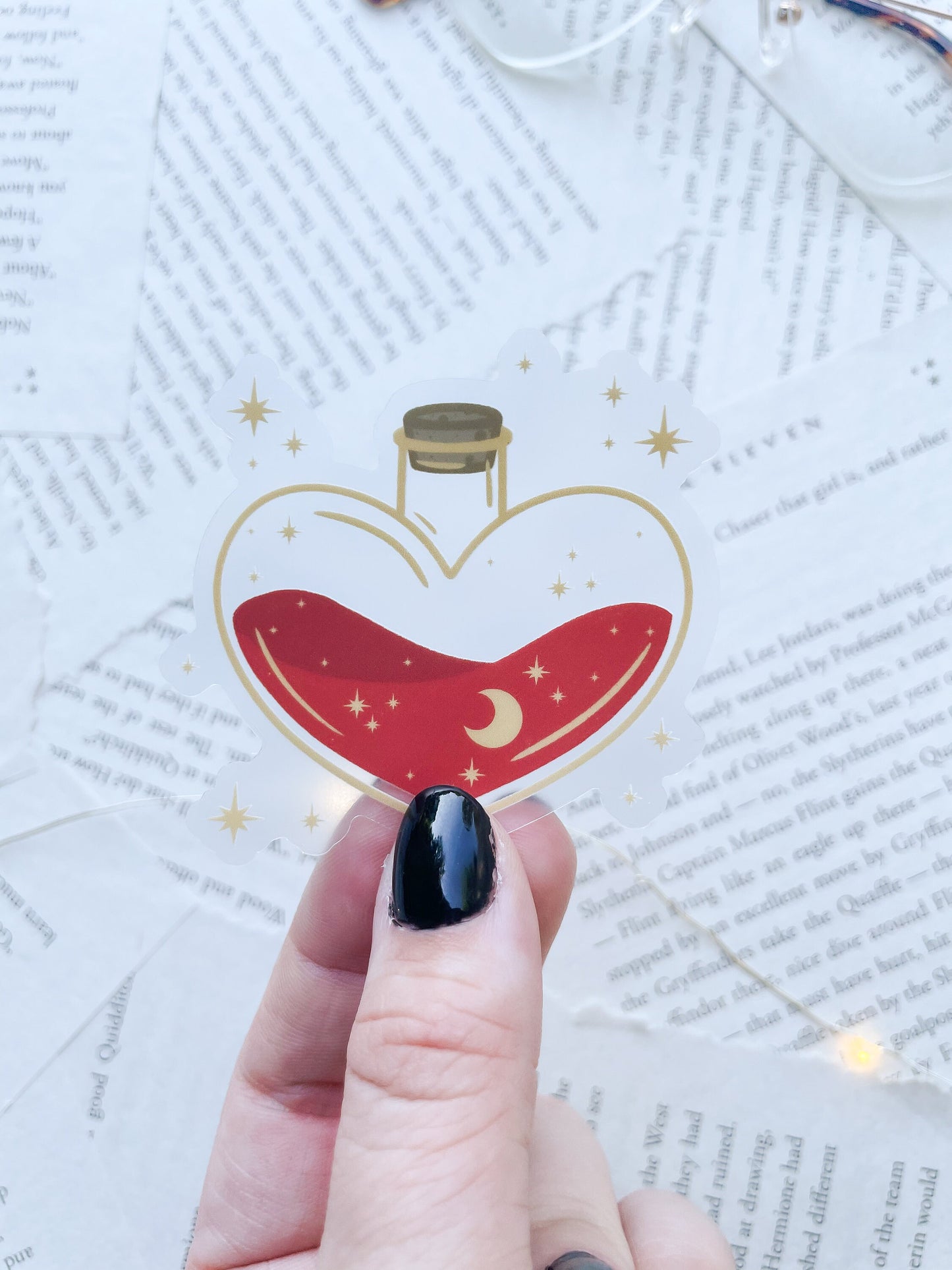 Heart Health Potion Waterproof Sticker | 2.5"x2.5"