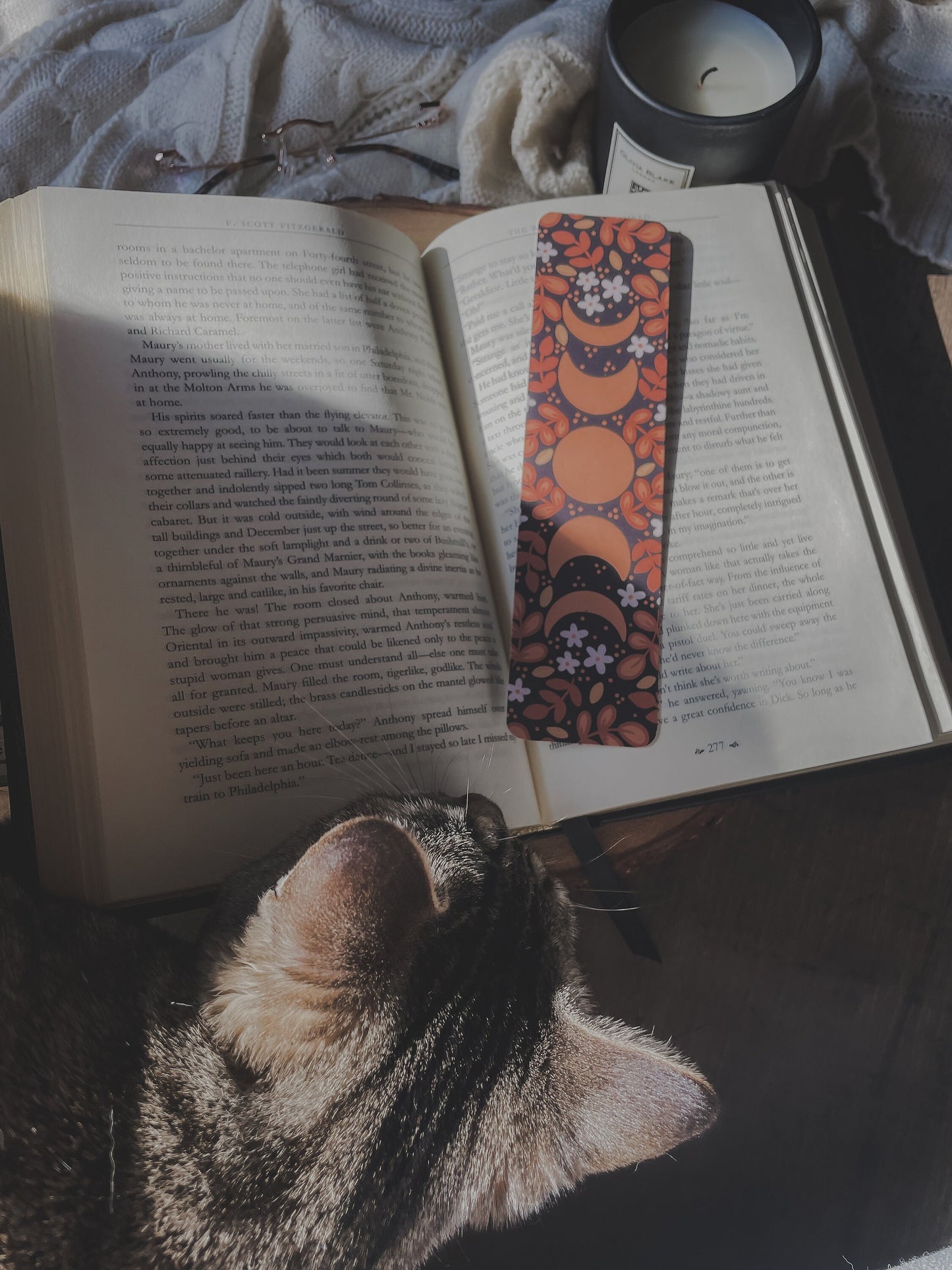 Moon Phases Bookmark