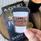 Rainbow Velaris Cafe Waterproof Sticker | A Court of Thorns and Roses | SJM | 3"x2.2"