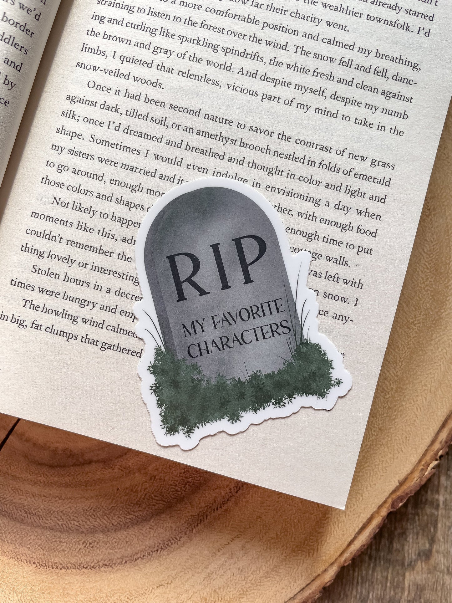 RIP My Favorite Characters Waterproof Sticker | 3x2.4