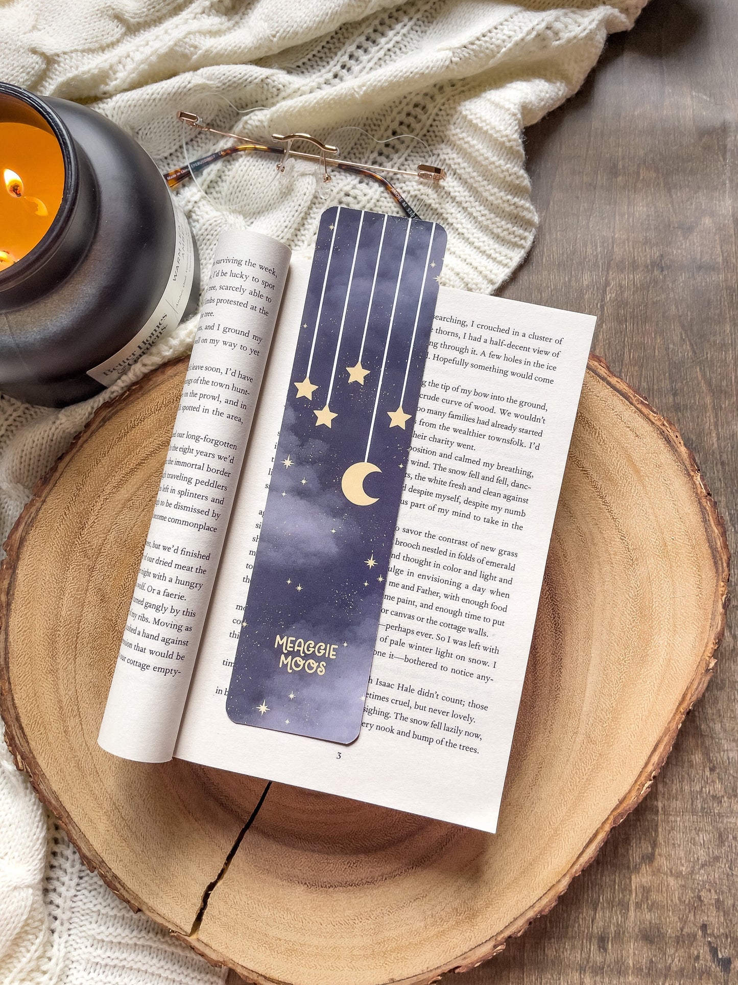 Falling Stars Bookmark