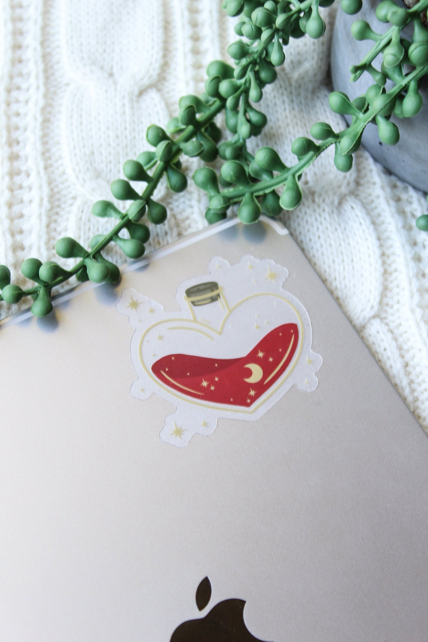 Heart Health Potion Waterproof Sticker | 2.5"x2.5"