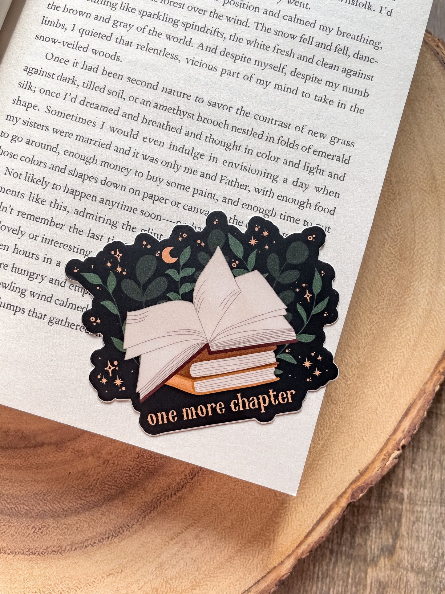 One More Chapter Magic Book Waterproof Sticker | 3”x2.4”