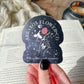 Abraxos Flower Co Waterproof Sticker | Navy | Throne of Glass Sticker | SJM | 3"x2.8"