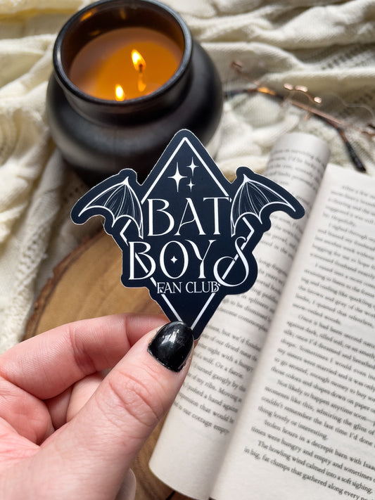 Bat Boys Fan Club Waterproof Sticker |A Court of Thorns and Roses | SJM | 3"x2.8"