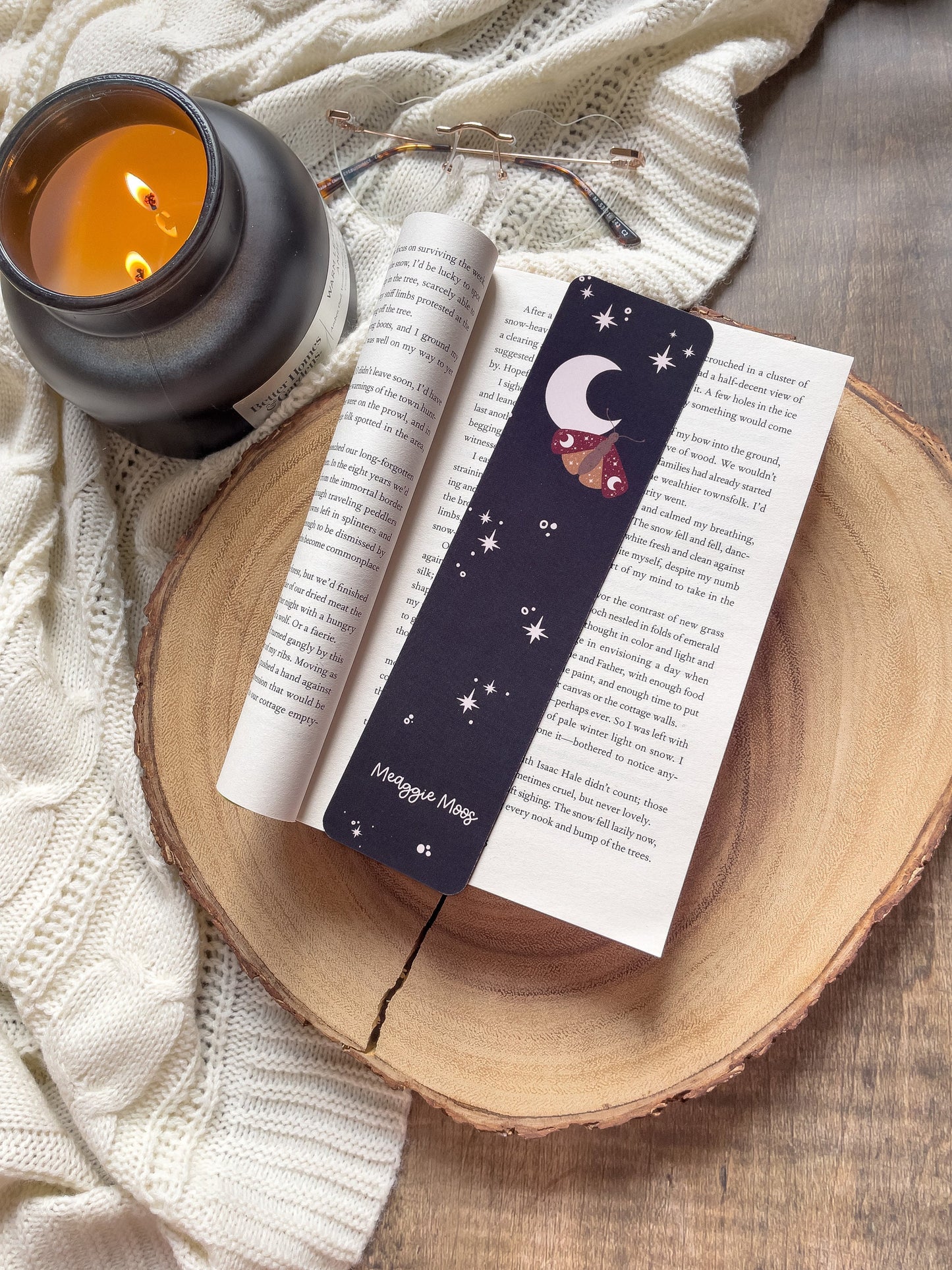 Midnight Moths Bookmark