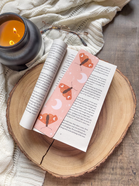 Sunrise Moths Bookmark