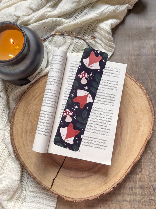 Navy Fox Bookmark