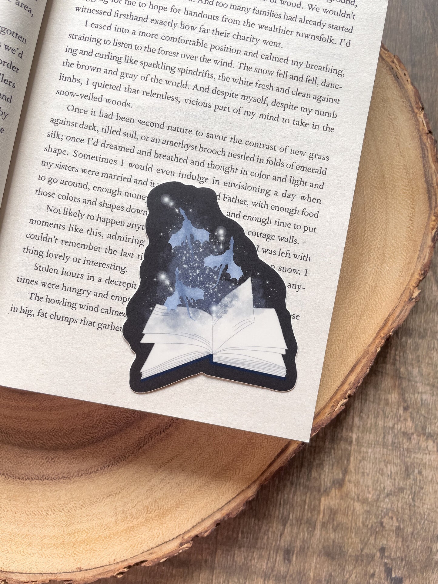 Magic Book Waterproof Sticker | 3”x2.5”