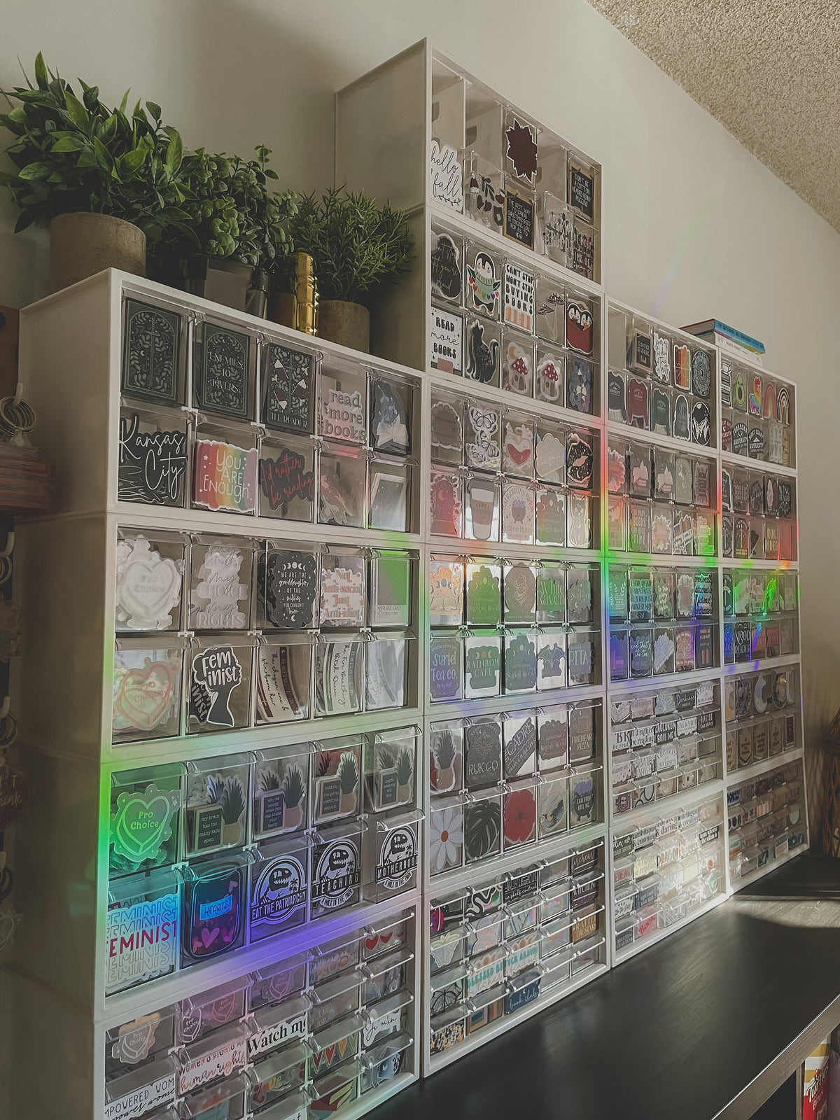 Magical Bookshelf Suncatcher Window Sticker | 4"x3.1"