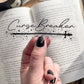 Curse Breaker Waterproof Sticker | A Court of Thorns  and Roses | SJM |  4" x 1.4"