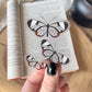 Glass Wing Butterflies Waterproof Sticker | 3"x2.8"