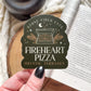 Aelin Fireheart Pizza Throne Of Glass Waterproof Sticker | Aelin Galathynius | Bookish Reader Sticker | Terrasen Book Worm Gift | 2.8"x3"