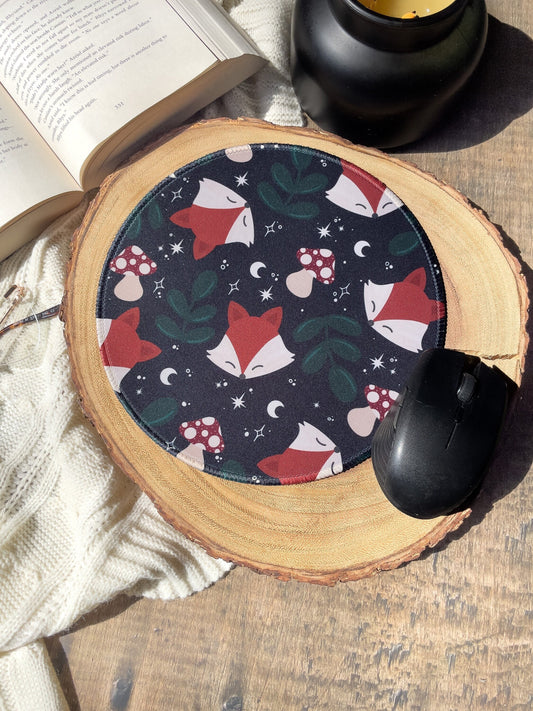 Navy Fox Mousepad