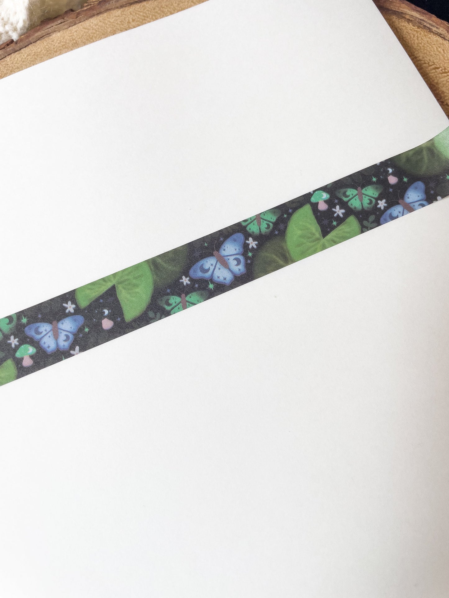 Midnight Lilypad Washi Tape | 15mm Wide by 10m long