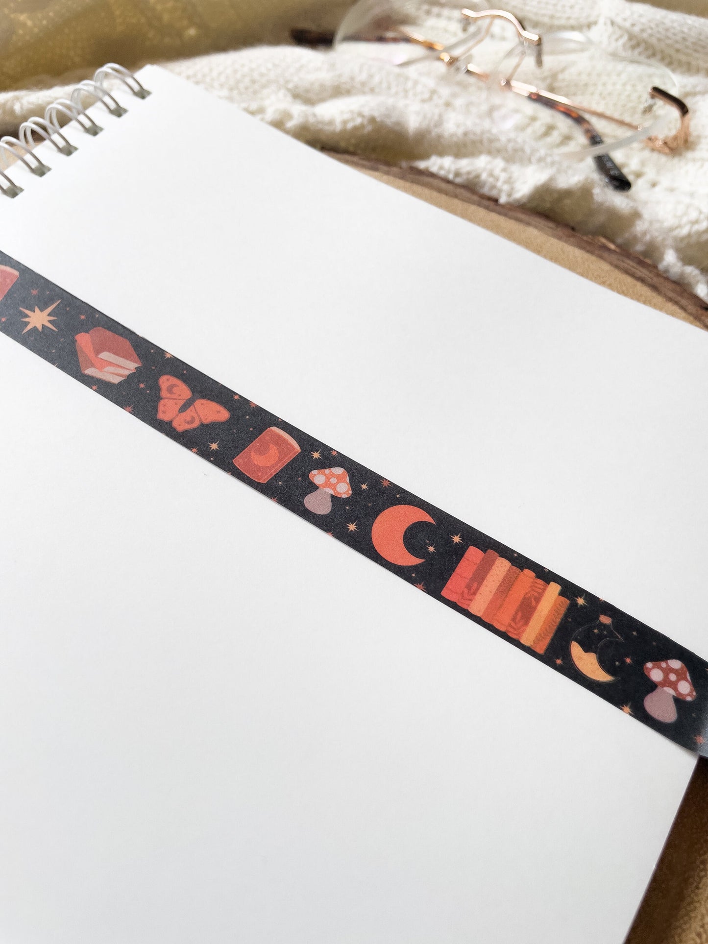 Mystic Books Washi Tape | 15mm Wide by 10m long