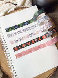 Washi Tape | Pink & Orange Book Dragons