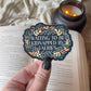 Waiting To Be Kidnapped By Faeries Waterproof Sticker | 3”x2.3”