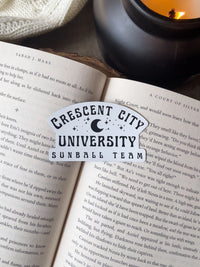 Crescent City University Sunball Team Magnet | SJM Bookish Magnet | Book Merch |  Reader Gift | 3" | Glossy