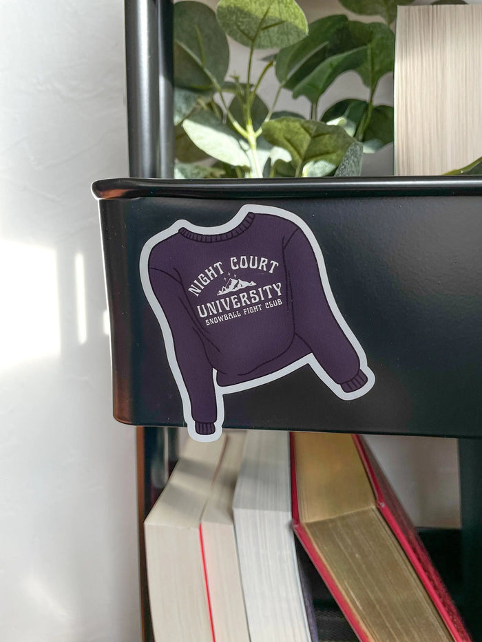 Night Court University Sweatshirt Magnet | Night Court Magnet | ACOMAF Magnet | Bookish Magnet | Bookish Gift | 2.5"x3" | Matte