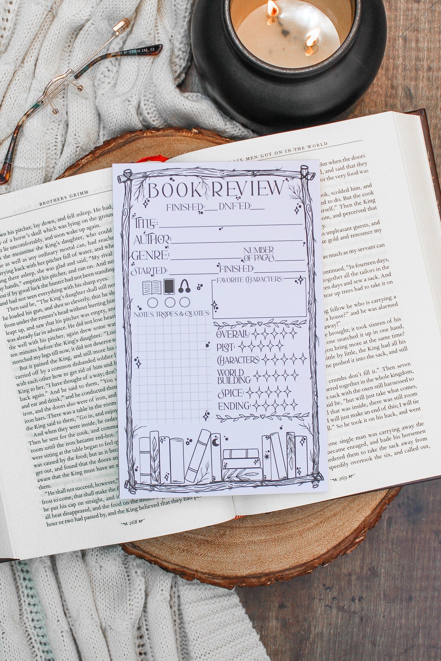 Book Review Notepad | 5"x8"