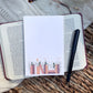 Autumn Magical Books Notepad | 4"x6" | Warm Tones | Bullet Journal Pages | Bookish Gift | Book Lover Notepad | Reader Stationery
