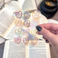 Book Trope Heart Suncatcher Window Sticker | 4"x3"