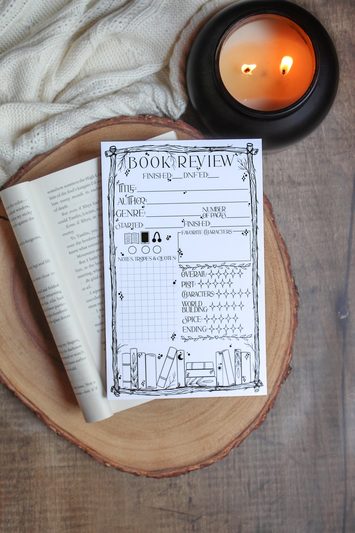 Book Review Notepad | 5"x8"