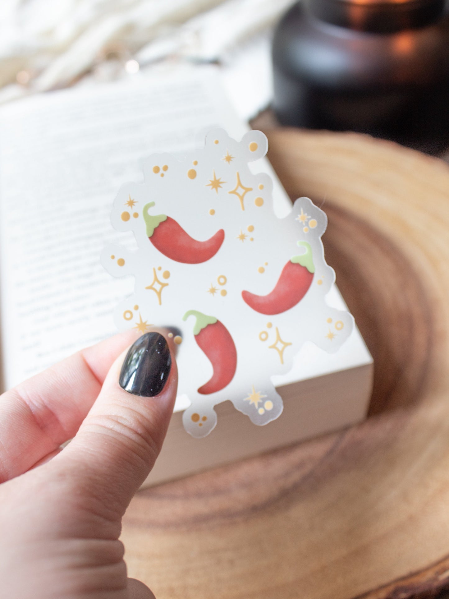 Spice Peppers Waterproof Sticker | 3"x2.4"