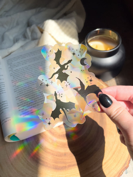 Dragon Magic Suncatcher Window Sticker | 4"x3.2"