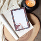 Book Dragon Notepad | 4"x6" | Navy, Red, and Orange