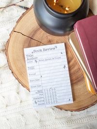 Mini Book Review Notepad | 4"x6"