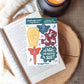 Fantasy Lover Bookish Sticker Sheet | 5 Stickers | 6"x4"