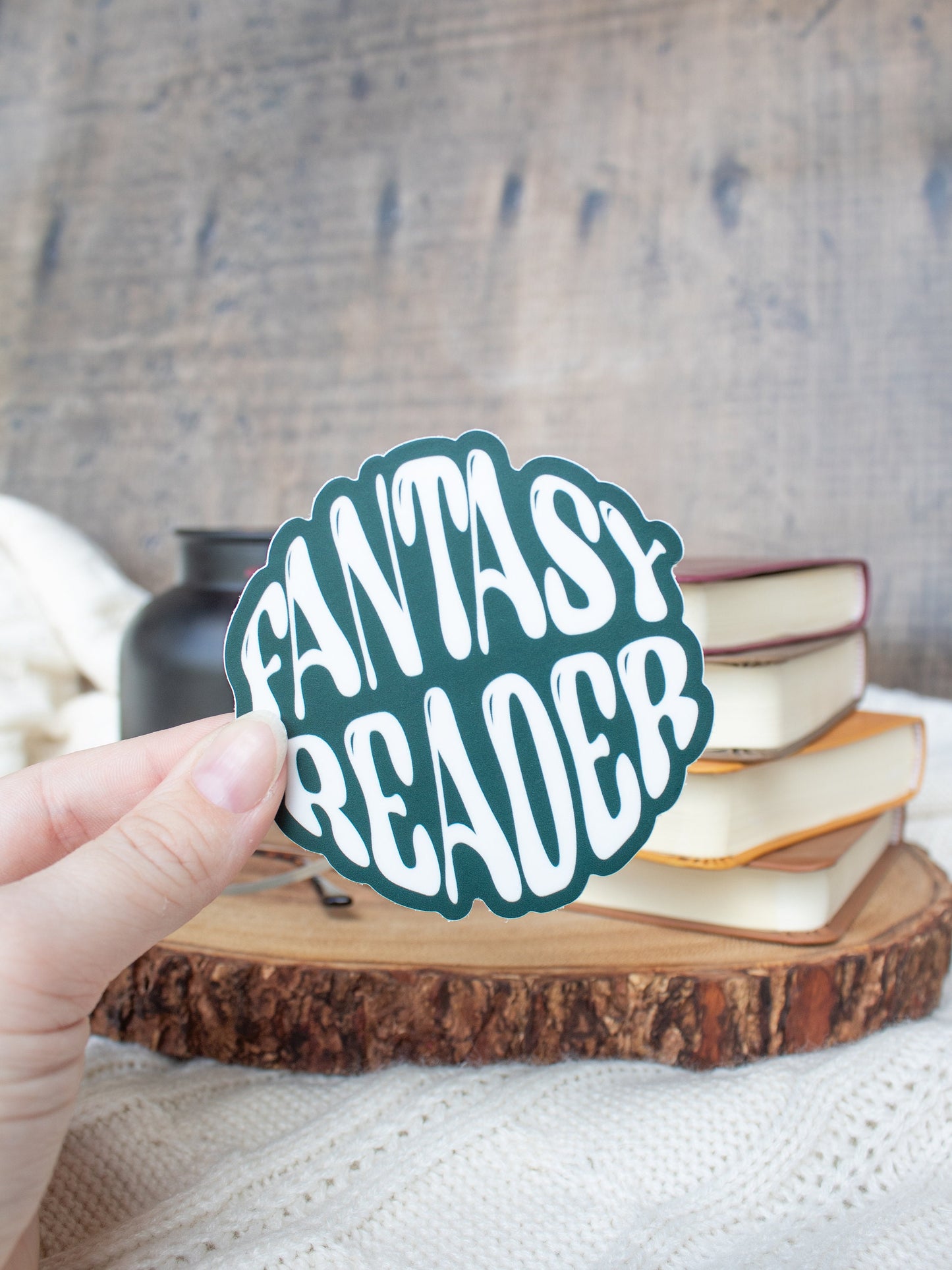 Fantasy Reader Waterproof Vinyl Sticker | 3"x3"