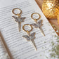 Hard Enamel Metal Faerie Dagger Keychain