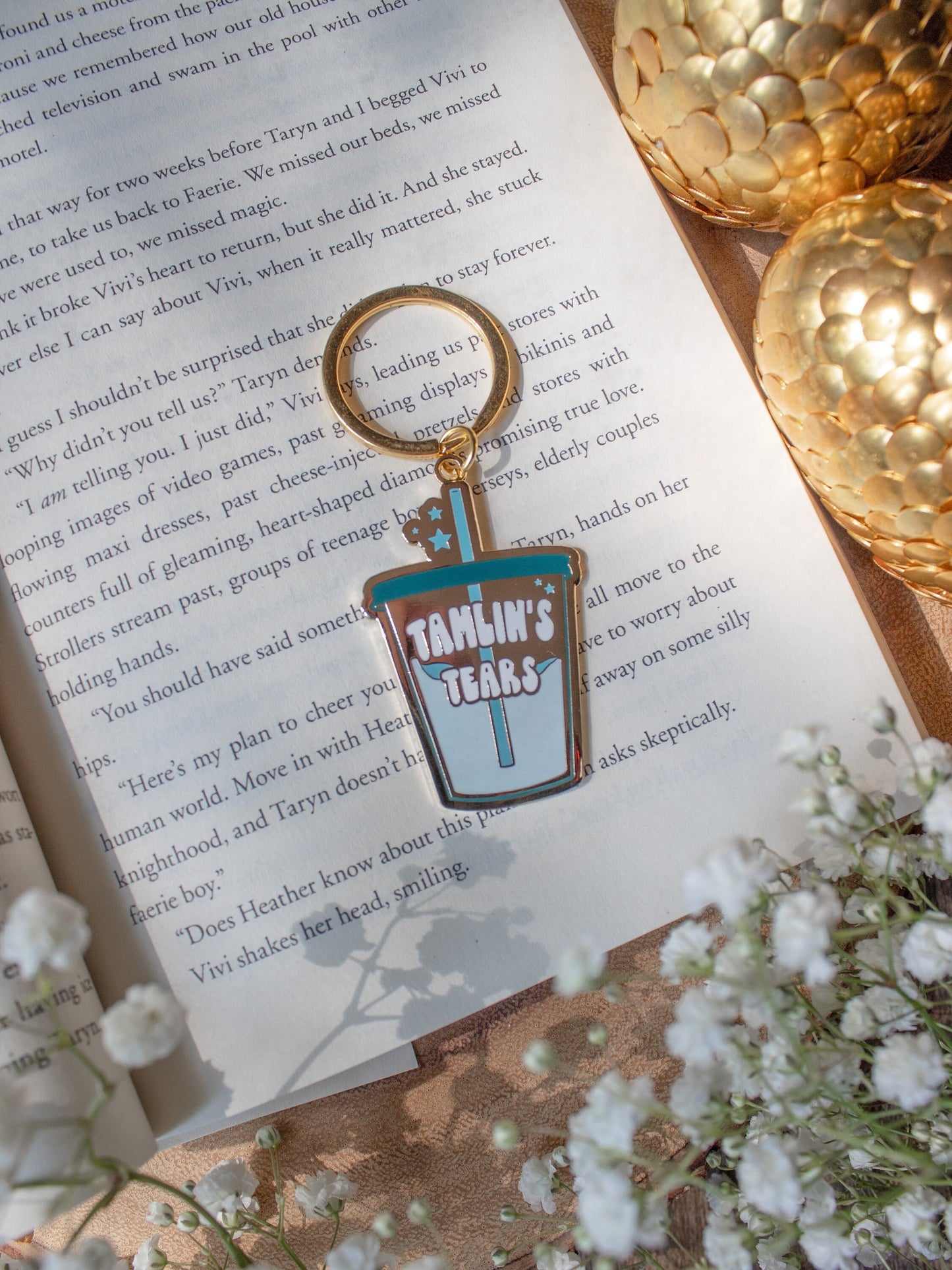 Tamlin's Tears Tumbler Hard Enamel Keychain | A Court of Thorns and Roses | SJM