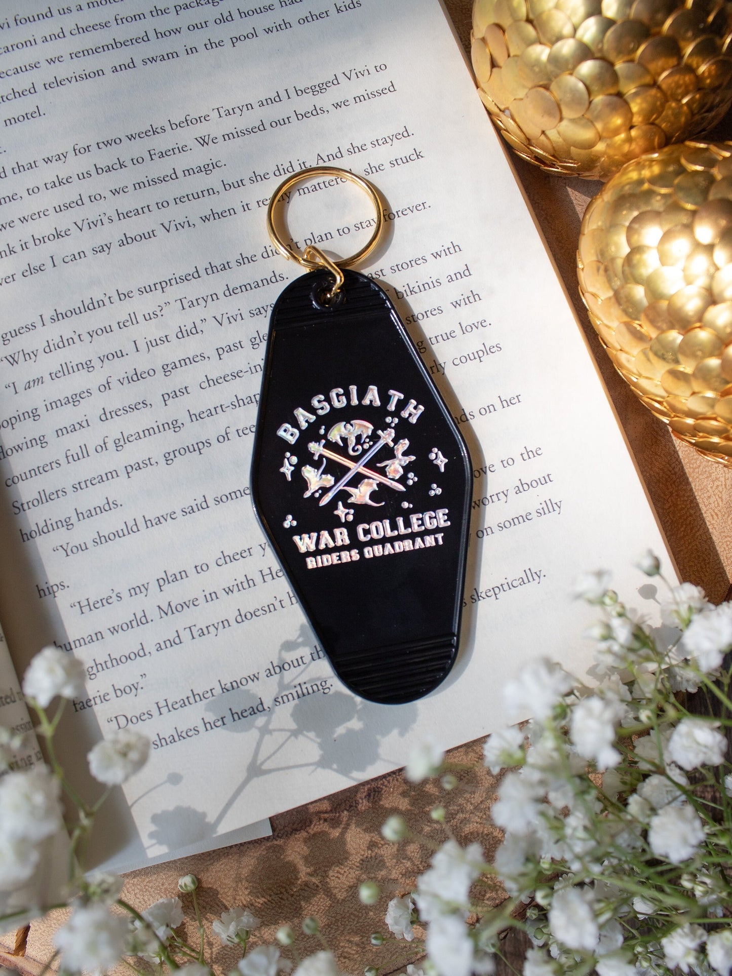 Basgiath War College Motel Keychain | Fourth Wing