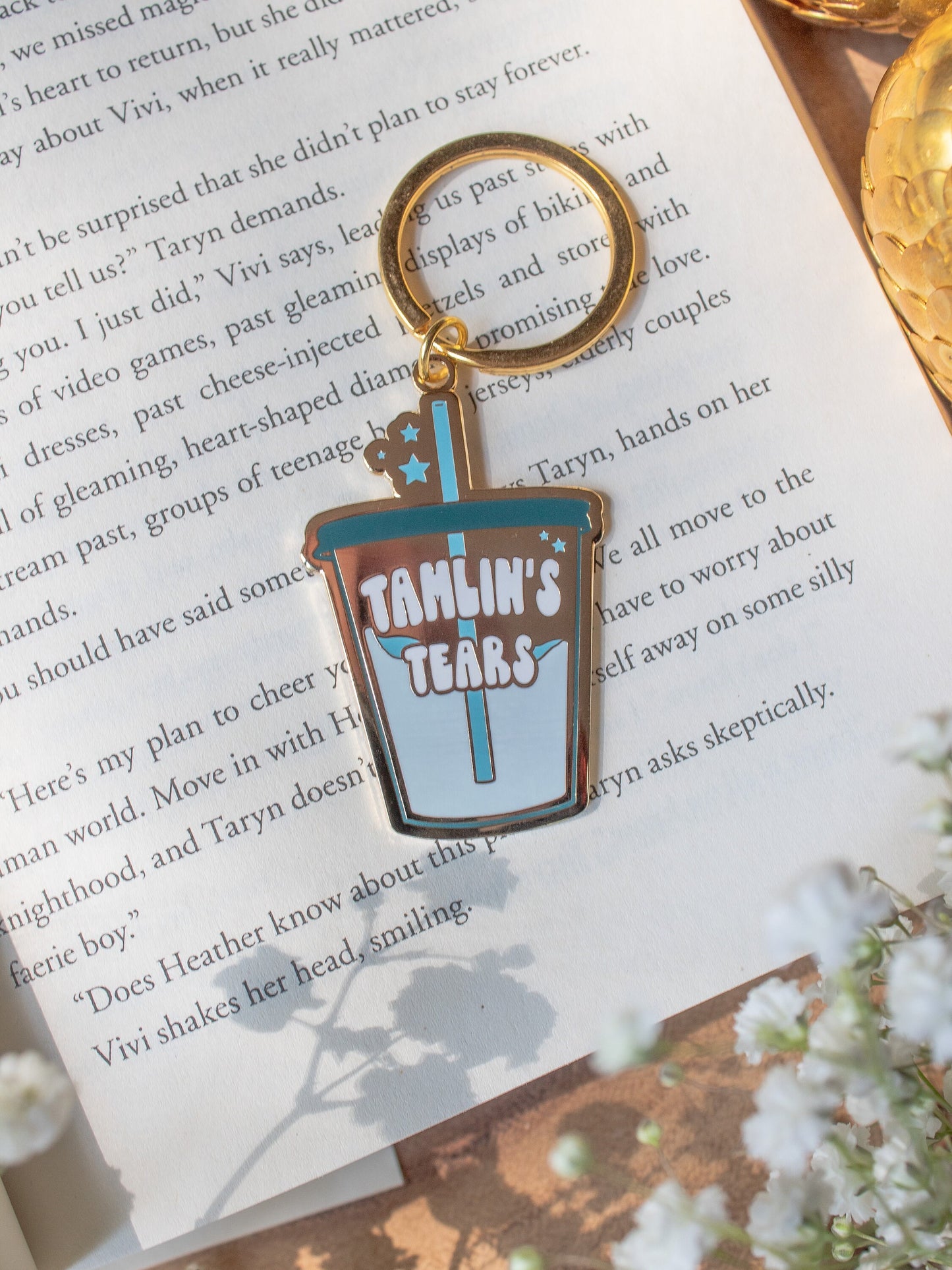 Tamlin's Tears Tumbler Hard Enamel Keychain | A Court of Thorns and Roses | SJM