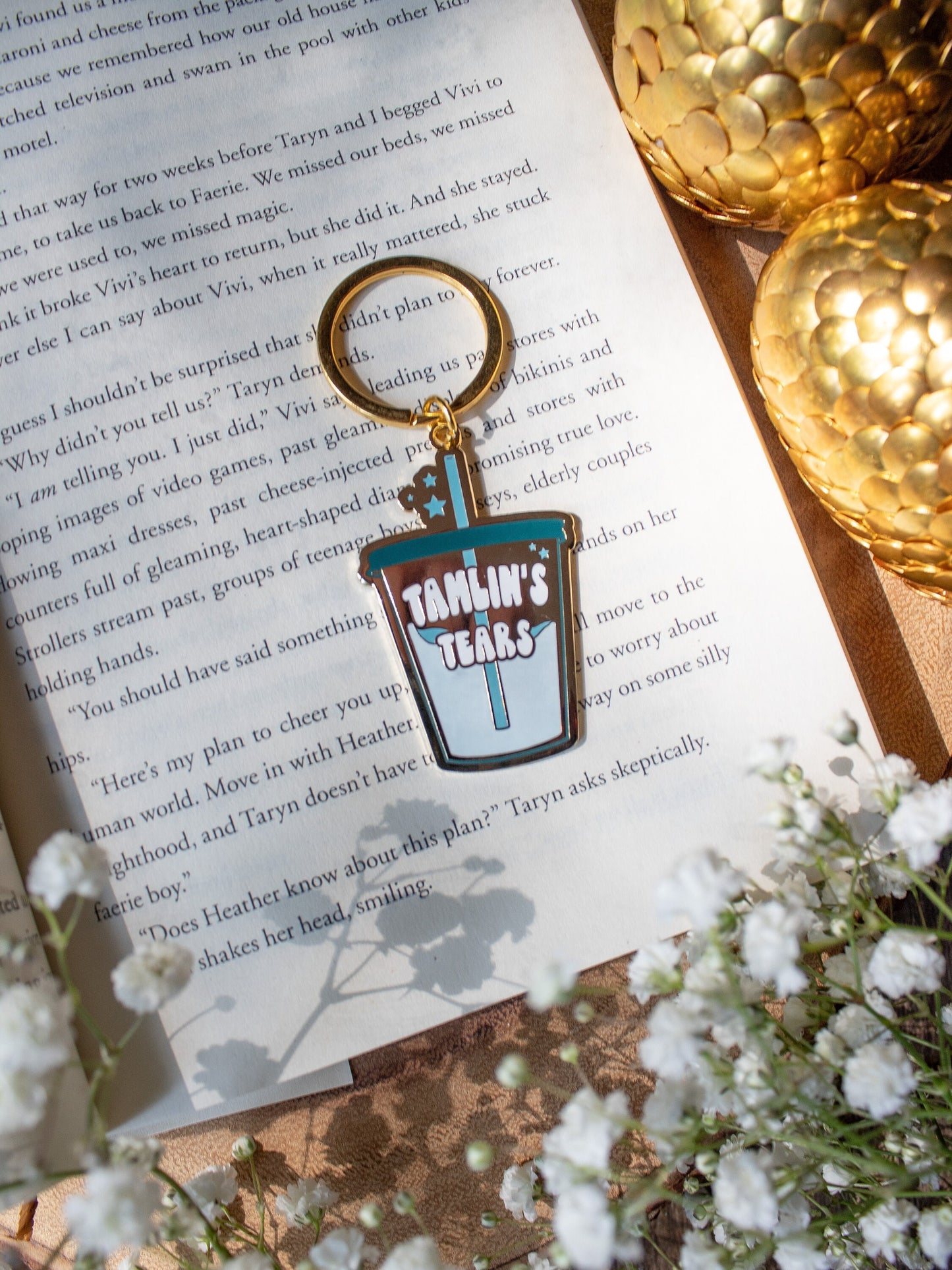 Tamlin's Tears Tumbler Hard Enamel Keychain | A Court of Thorns and Roses | SJM