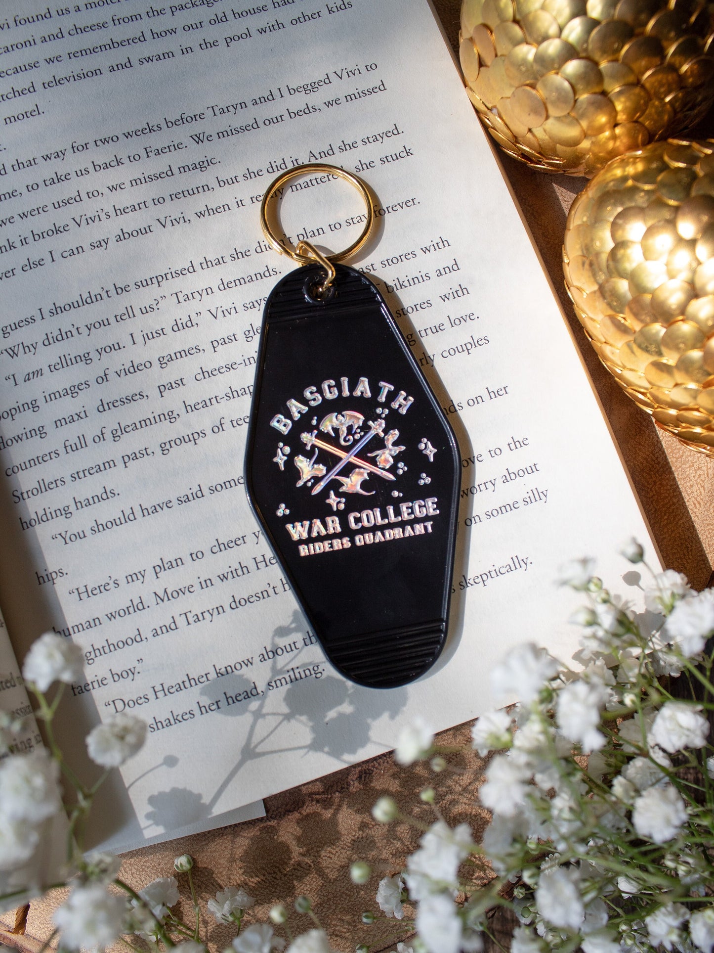 Basgiath War College Motel Keychain | Fourth Wing