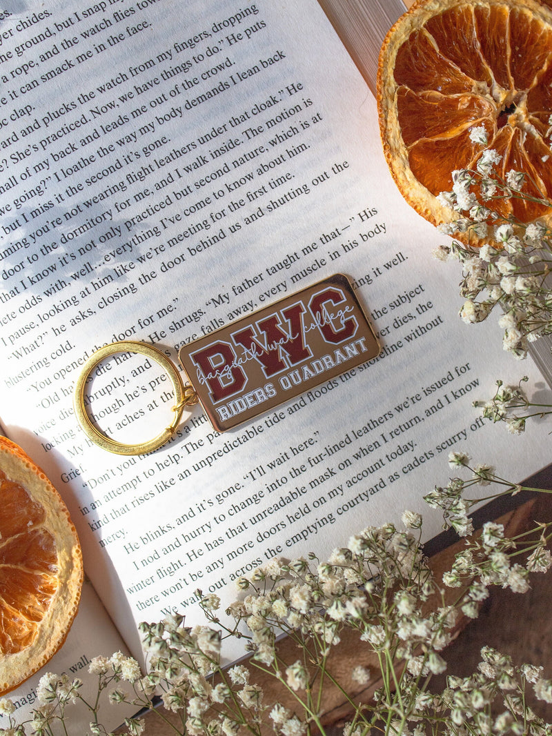 Fourth Wing | BWC Basgiath War College Hard Enamel Keychain
