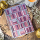 Cozy Bookshelf Reusable Sticker Book | 50 Double Sided Pages