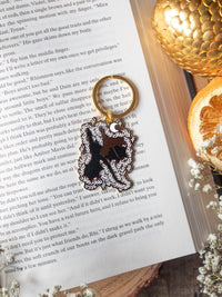 Fourth Wing | Tairn and Andarna Dragons Hard Enamel Keychain