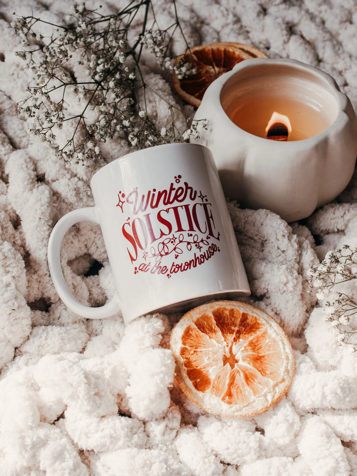 Winter Solstice at the Townhouse11oz Ceramic Mug | White | A Court of Thorns and Roses | SJM Meaggie Moos