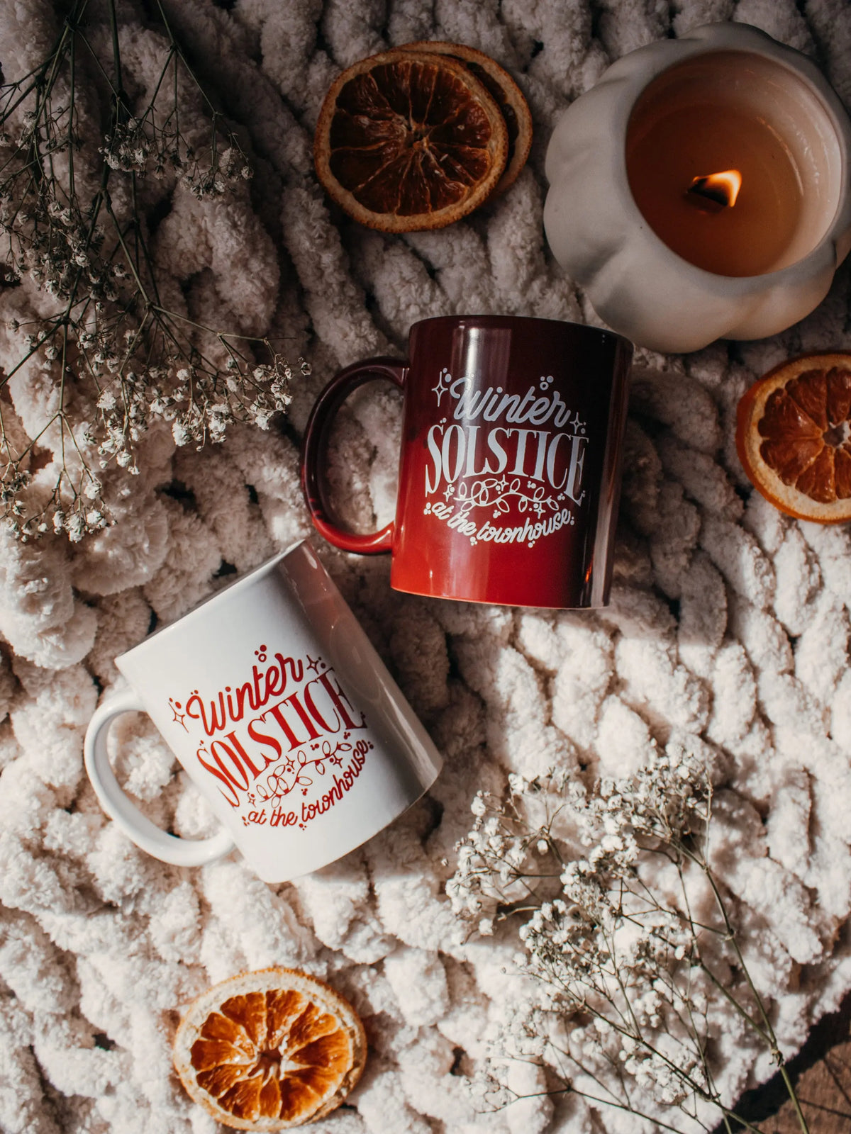 Winter Solstice at the Townhouse11oz Ceramic Mug | White | A Court of Thorns and Roses | SJM Meaggie Moos